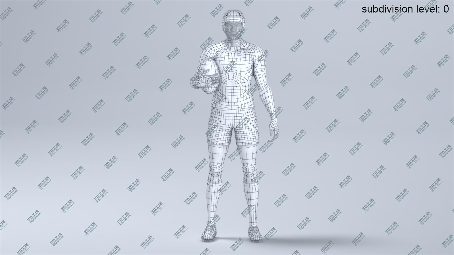 images/goods_img/20210319/White Rugby Player Animated HQ 3D/2.jpg
